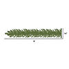 Vickerman 9' Proper 14" Frosted Douglas Fir Artificial Garland with Warm White LED Lights. Image 2