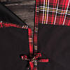 Vickerman Plaid Black Trimmed Scotsman Collection 60" Cotton Christmas Tree Skirt Image 2