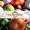 Vickerman Shatterproof 10" Large Gold Matte Ball Christmas Ornament Image 3