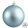 Vickerman Shatterproof 2.4" Baby Blue Matte Ball Christmas Ornament, 24 per Bag Image 4