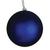 Vickerman Shatterproof 2.4" Midnight Blue Matte Ball Christmas Ornament, 24 per Bag Image 1