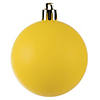 Vickerman Shatterproof 2.4" Yellow Matte Ball Christmas Ornament, 24 per Bag Image 1