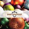 Vickerman Shatterproof 2.75" Green 4-Finish Ball Christmas Ornament, 20 per Box Image 1