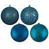 Vickerman Shatterproof 2.75" Sea Blue 4-Finish Ball Christmas Ornament, 20 per Box Image 1