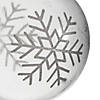 Vickerman Shatterproof 4" Clear Ball with White Glitter Swirl Christmas Ornament, 4 per Box Image 2