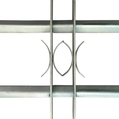 vidaXL Adjustable Security Grille for Windows with 2 Crossbars 39.4"-59.1" Image 3