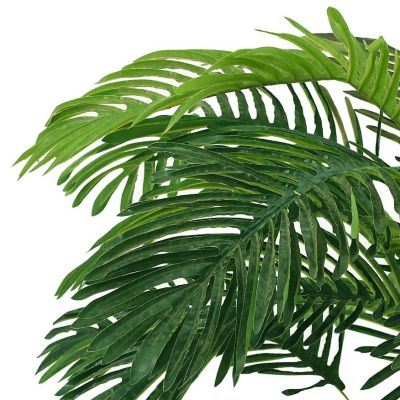 vidaXL Artificial Cycas Palm with Pot 55.1" Green Image 3