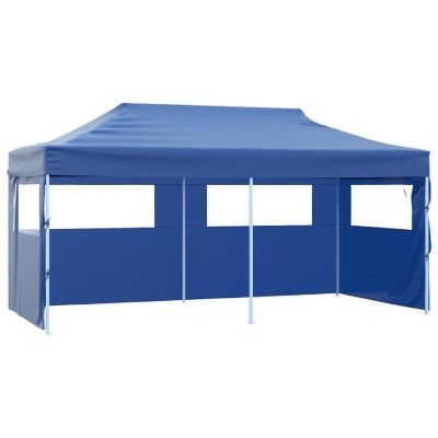 vidaXL Blue Foldable Pop-up Party Tent 9.8'x19.7' Image 1