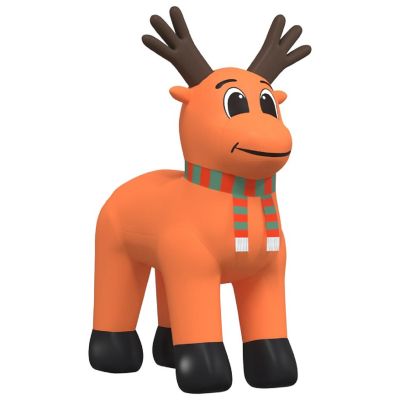 vidaXL Christmas Inflatable Reindeer with LEDs 196.9" Image 3