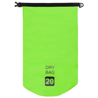 vidaXL Dry Bag Green 5.3 gal PVC Image 1