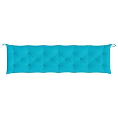 vidaXL Garden Bench Cushion Turquoise 78.7"x19.7"x2.8" Fabric Image 1