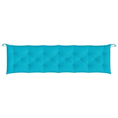 vidaXL Garden Bench Cushion Turquoise 78.7"x19.7"x2.8" Fabric Image 2