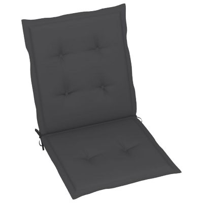 vidaXL Garden Lowback Chair Cushions 6 pcs Anthracite 39.4"x19.7"x1.2" Oxford Fabric Image 2