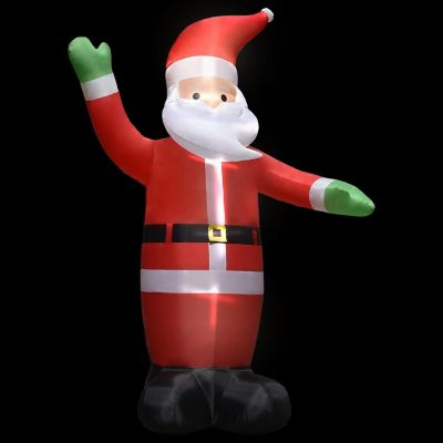 vidaXL Inflatable Santa Claus with LEDs Christmas Decoration IP44 14.8' Image 2