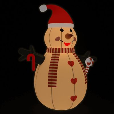 vidaXL Inflatable Snowman with LEDs 15 ft Image 2