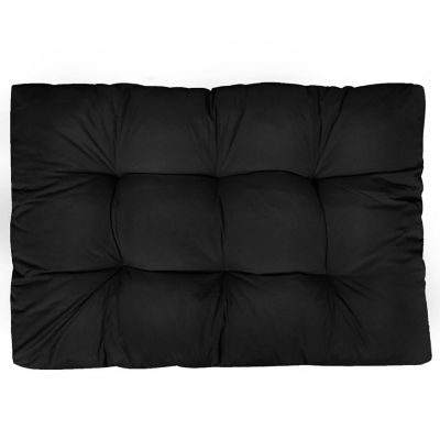 vidaXL Pallet Cushion Black 47.2"x31.5"x4.7" Fabric Image 2