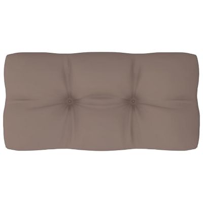 vidaXL Pallet Cushion Taupe 31.5"x15.7"x4.7" Fabric Image 1