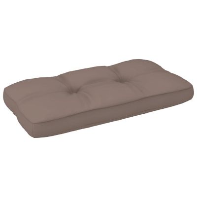 vidaXL Pallet Cushion Taupe 31.5"x15.7"x4.7" Fabric Image 2