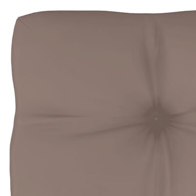 vidaXL Pallet Cushion Taupe 31.5"x15.7"x4.7" Fabric Image 3