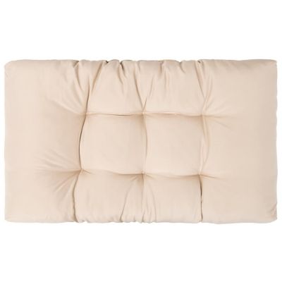vidaXL Pallet Cushions 2 pcs Sand Fabric Image 3