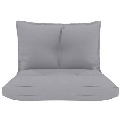 vidaXL Pallet Sofa Cushions 2 pcs Gray Fabric cushion Image 3