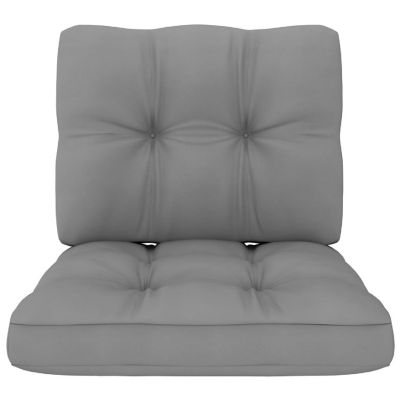 vidaXL Pallet Sofa Cushions 2 pcs Gray pallet sofa cushions Image 3