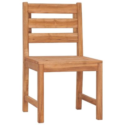 vidaXL Patio Chairs 6 pcs Solid Wood Teak Image 3