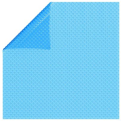 vidaXL Rectangular Pool Cover 288 x 144 inch PE Blue Image 2