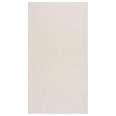 vidaXL Shaggy Rug Cream White 4'x6' Polyester Image 1