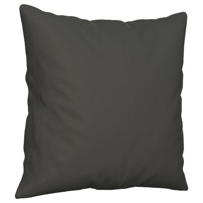 vidaXL Throw Pillows 2 pcs Dark Gray 15.7"x15.7" Microfiber Fabric Image 2