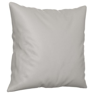vidaXL Throw Pillows 2 pcs Light Gray 15.7"x15.7" Microfiber Fabric Image 2