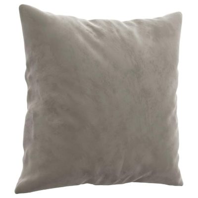 vidaXL Throw Pillows 2 pcs Light Gray 15.7"x15.7" Velvet Image 2