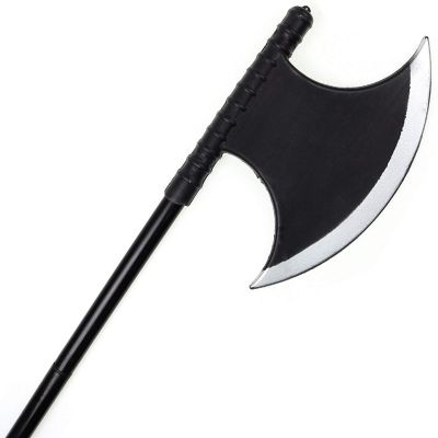 Viking Medieval Costume Axe - Grim Reaper Executioner Fake Blade Costume Battle Axe Image 3