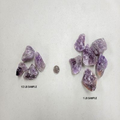 Vinacrystals 1/2 LB Raw Amethyst Crystal Large Chunks Image 3