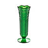 Vintage Green Plastic Bud Vases - 12 Pc. Image 1