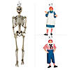 Vintage Ragdoll Posable Skeletons Halloween Decorating Kit - 4 Pc. Image 1