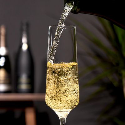Viski Reserve European Crystal Champagne Flutes by Viski Image 1