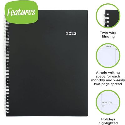 WallDeca 2024 Annual Weekly Planner, A4 Full Paper Size Image 1