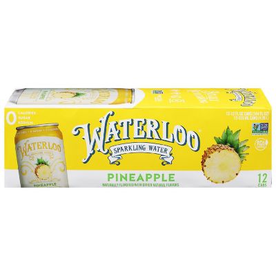 Waterloo - Sparkling Water Pineapple - Case of 2-12/12 FZ Image 1