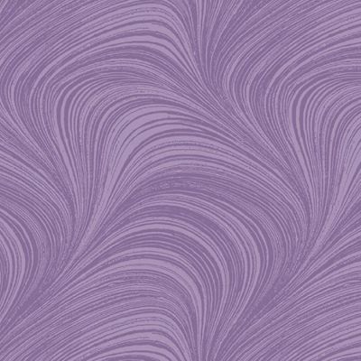 Wave Texture Violet Cotton Fabric from Benartex by the yard Image 1