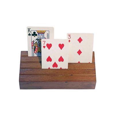 WE Games Card Claw - Wooden Card Holder Image 1
