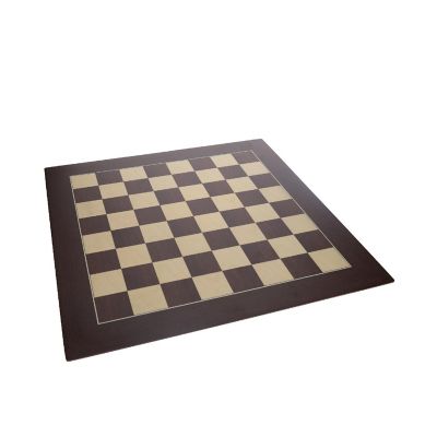 WE Games Deluxe Wenge and Sycamore Wooden Chess Board - 21.625 inches Image 1