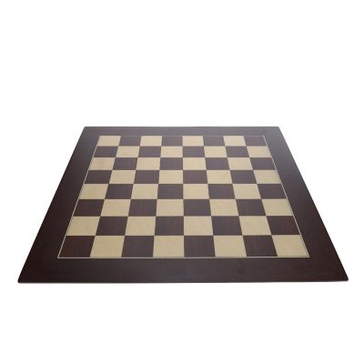 WE Games Deluxe Wenge and Sycamore Wooden Chess Board - 21.625 inches Image 2