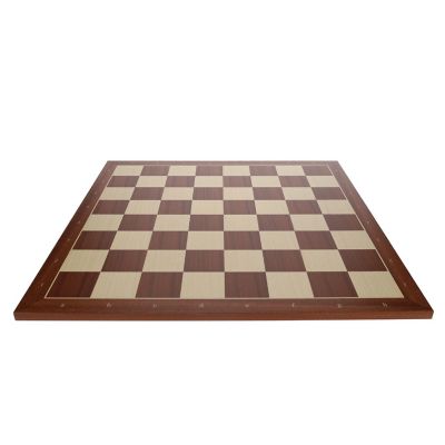 WE Games Mahogany Stained Wooden Chess Board, Algebraic Notation, 21.25 in. Image 2