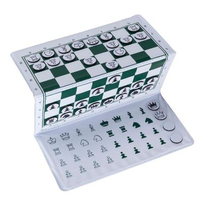 WE Games Mini Magnetic Pocket Chess Set - Travel Trifold, 6 in. Image 2