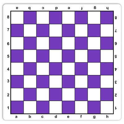 WE Games Printed in USA Mousepad Tournament Chess Board, 20 in. Image 1
