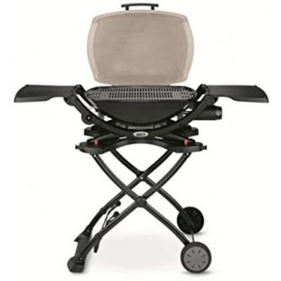 Weber 6657 Q Portable Cart for Grilling, Black, 25 Inches x 28 Inches Image 1