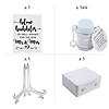 Wedding Bubbles & White Suitcase Kit for 144 Image 1