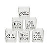 Wedding Favor Square Shot Glasses with Sayings - 3 Ct.  Image 1