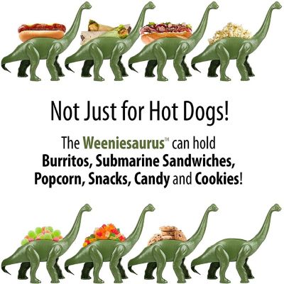 WEENIEsaurus Sculpted Dinosaur Hot Dog & Snack Holder Image 2